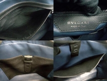 BVLGARI 2wayビジネスバッグ MM.E16.281993 書類ケース BVLGARI BVCKLE(ブルガリ バックル) ブラック 保存袋付_画像6