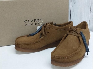 【美品】Clarks /Wallabee/ワラビーブーツ/クラークス/スウェード/ブラウン/サイズ8.5