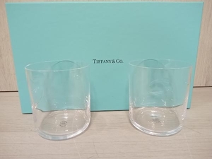 現状品 Tiffany&Co　ティファニー　サムプリントグラス　ペアグラス