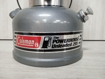 Coleman POWERHOUSE UNLEADED295 ランタン コールマン two mantle 1990年製 295 グレー 動作未確認 アウトドア 店舗受取可_画像2