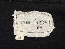 GREG LAUREN BIG SUN TEE グレッグローレン ショートスリーブTシャツ 3 ブラック 店舗受取可_画像5