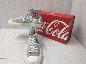 CONVERSE Kith x Coca Cola Denim コンバース コカ・コーラ スニーカー グレー 28cm メンズ シューレース付き 箱付き 160285C デニム