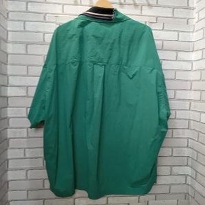 kolor カラー 半袖シャツ ナイロン 22CM-B1011 グリーンの画像2