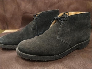 Church*s RYDER desert boots suede black Church rider store receipt possible 