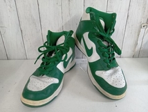 NIKE ナイキ DUNK HIGH ダンク ハイ 304717-131 スニーカー グリーン×ホワイト 28.5cm 店舗受取可_画像1