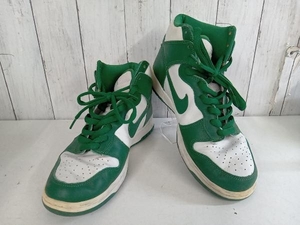 NIKE ナイキ DUNK HIGH ダンク ハイ 304717-131 スニーカー グリーン×ホワイト 28.5cm 店舗受取可