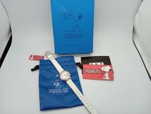 【100本限定生産】PEANUTS 腕時計 SN-1035C スヌーピー×ウッドストック ホワイト Limited Edition 084/100_画像1