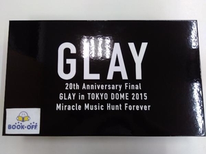 箱内部傷み有20th Anniversary Final GLAY in TOKYO DOME 2015 Miracle Music Hunt Forever-PREMIUM BOX-(Blu-ray Disc)(20,000セット限定)