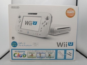 【本体汚れあり・写真以外の付属品ありません】 WiiU すぐに遊べる スポーツプレミアムセット shiro