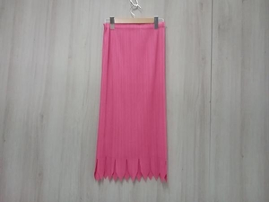 PLEATS PLEASE ISSEY MIYAKE プリーツプリーズ イッセイミヤケ プリーツカットワークスカート 3 ピンク PP81-JG186 店舗受取可