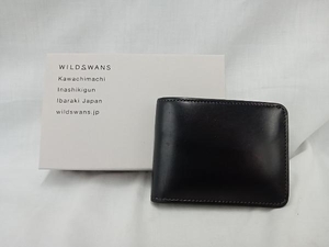 WILDSWANS wild Swanz / folding twice purse / black 