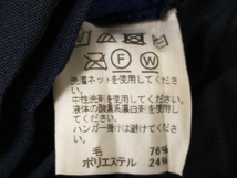 ISSEY MIYAKE ME81FD155 リバーシブルプリーツジャケット メンズ サイズ2 ネイビー/チェック柄 日本製_画像9