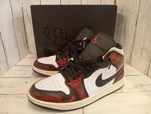 NIKE ナイキ Air Jordan 1 Mid Wear Away DV9565-006 26cm レッド ブラック スニーカー エアジョーダン ミッド メンズ ストリート_画像1