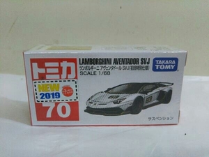 未開封 トミカ No.70 ランボルギーニ アヴェンタドール SVJ 初回特別仕様 赤箱 ロゴ白字 ベトナム製 タカラトミー