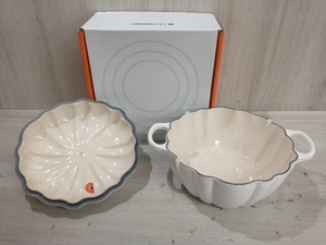 LE CREUSET ル・クルーゼ 24cm 3.7リットル パンプキンココート コットン