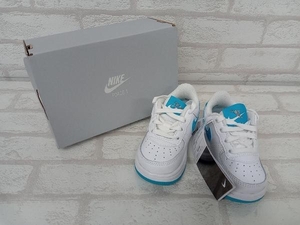  прекрасный товар Space Players × NIKE TD FORCE 1 '06 DM3356-100 Nike сила one спортивные туфли Kids baby белый голубой 11cm магазин квитанция возможно 