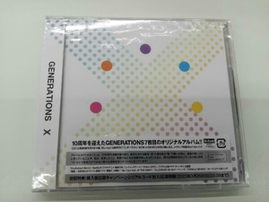 未開封 GENERATIONS from EXILE TRIBE CD (通常盤/TYPE-B)(Blu-ray Disc付)