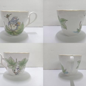 Noritake ノリタケ となりのトトロ カップ&ソーサー (キノコ・カナムグラ) 碗皿ペアーセット Y6785T/9432-26 付属品は画像の物が全てですの画像3