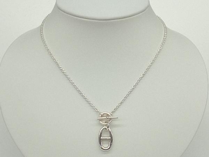 HERMES Hermes she-n Dunk ruamyu let necklace pendant SV silver 925 approximately 42cm approximately 9.4g store receipt possible 