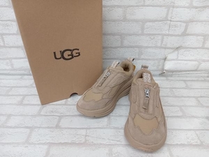 ☆ UGG W CA1 ZIP 1151653 アグ ブラウン ジップアップ スニーカー 厚底 ダッドスニーカー レディース 23.5cm 店舗受取可