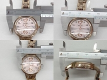 SEIKO　セイコー　3B51-0AR0　電波　ソーラー　ピンク×ゴールド　ハート　レディース腕時計　Limited Edition　 店舗受取可_画像6