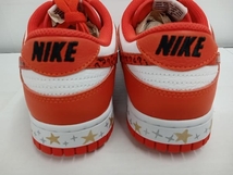 【箱付】美品 NIKE ナイキ スニーカー Dunk Low BY YOU ダンクロー バイユー／オレンジ×ホワイト 柄 26cm メンズ_画像3