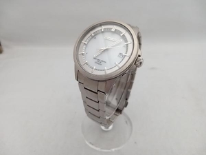 SEIKO 7B52-0DA0 SPIRT wristwatch silver white face Seiko Spirit body only solar 