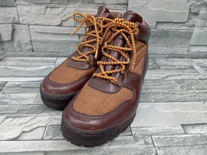 WOLVERINE BROWN キャンバス レザー トレッキングブーツ　26