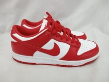 NIKE ナイキ/スニーカー/NIKE DUNK LOW SP/ホワイト×レッド/CU1727-100/27cm_画像5