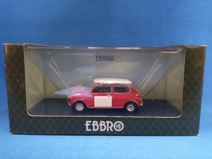 EBBRO 1/43 Morris Mini Cooper S Rally version RED/WHITE エブロ