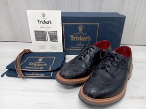 TRICKER'S ウィングチップ 表記サイズ6 ブラック 保存袋・箱付き トリッカーズ 店舗受取可