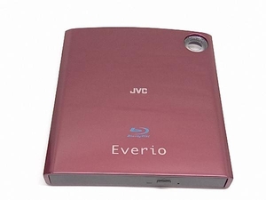 【ジャンク】 Victor ビクター BDライター CU-BD5-R ノーブルバイオレット ハイビジョンEverio専用 DVD/BDライター