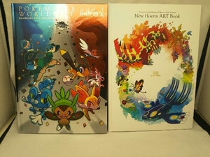 ポケットモンスター　X・Y WORLD ART BOOK , NEW HOENN ART BOOK 2冊セット