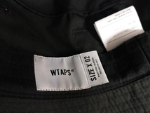 23SS WTAPS ダブルタップス JUNGLE 01 HAT バケットハット サイズ表記 X02 ブラック 店舗受取可_画像4