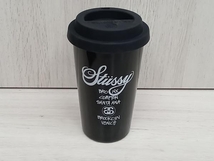 【未使用品】Stussy ステューシー DOUBLE WALL CERAMIC TUMBLER タンブラー ノベルティ ブラック_画像3