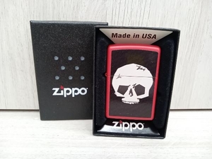 【未使用品】 ZIPPO ジッポー アニバーサリーコレクション ドクロ スカル レッド Skulls 2015年製