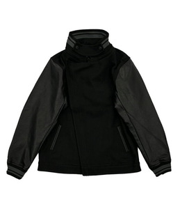 glamb Hooded Stadium Jumper BLACK グラム フード スタジアムジャンパー ブラック サイズL