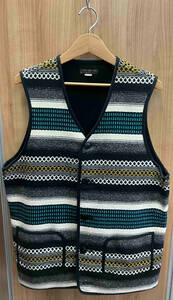 WESTRIDE CYCLE TOGS / MEXICAN RUG VEST / ベスト / 表記サイズ:42 / L相当 / ボーダー柄
