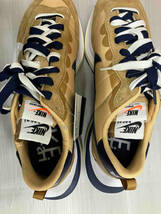 NIKE × Sacai メンズ スニーカー Vapor Waffle DD1875-200 Sesame And Blue Void 28.5cm 替え紐タグ箱付き CheckGoods鑑定証明書付き_画像6