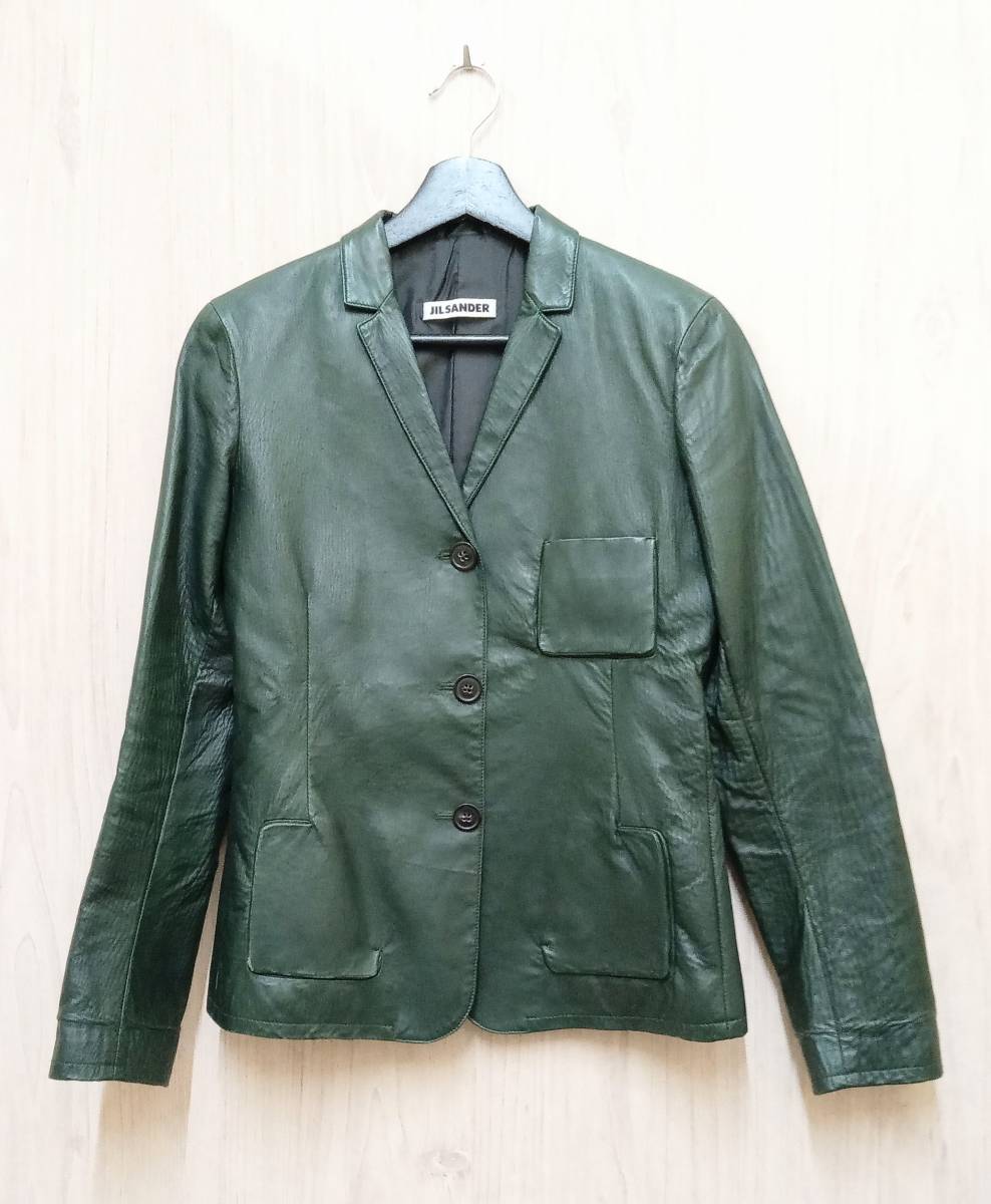 年最新Yahoo!オークション  jil sander レザー ジャケットの中古