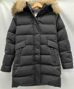 PYRENEX ピレネックス　GRENOBLE FUR グルノーブル ファー　ダウンコート　ブラック　サイズ38 Mサイズ相当　タグ付き