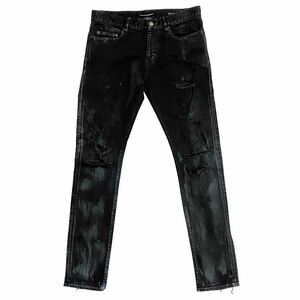  солнечный rolan te -тактный roi авария Denim брюки черный 357814 Y837H произведена чистка брюки 32 дюймовый 
