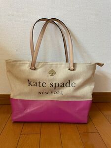 kate spade ケイトスペード キャンバストートバッグ