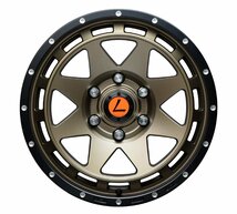 特価 定価206800円 17インチホイール4本セット Leowing XRブロンズ 17-8.0 プラド ハイラックス FJ 法人送料無料 スタッドレスにお勧め_画像3