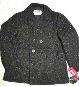 90's dead stock *740N Schott PEA- coat D gray Size-40 Made in U.S.A. wool including carriage 