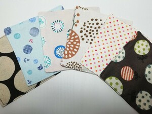  dot pattern (6 kind )* hand made * Coaster *6 pieces set 