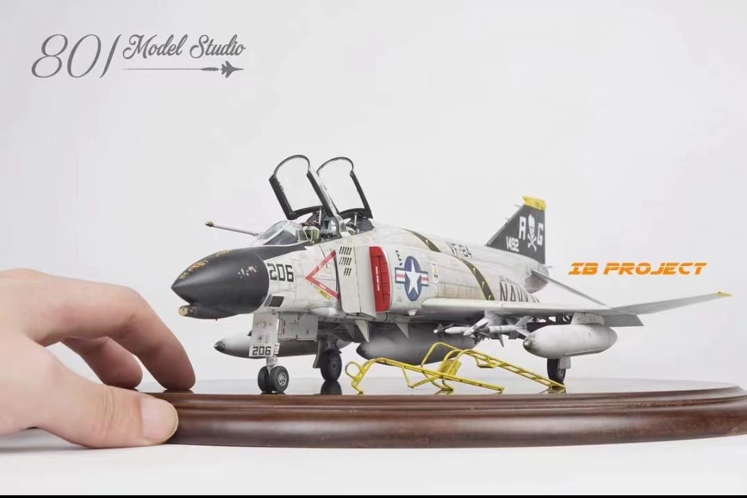 Окрашенный готовый продукт F-4B ВВС США в масштабе 1/48., Пластиковые модели, самолет, Готовый продукт