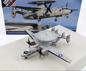 アカデミ1/144 アメリカ空軍 E-2C ホークアイ VAW-113 ブラックイーグルス 塗装済完成品