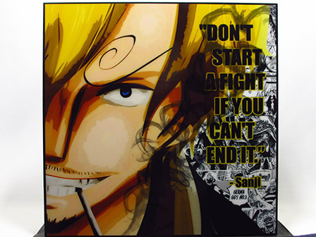 [New No. 288] Pop art panel Sanji One Piece, Artwork, Painting, Portraits