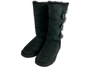 UGG australia BAILEY BUTTON TRIPLET ムートン ブーツ 靴 25.0cm アグ 中古 N8110335